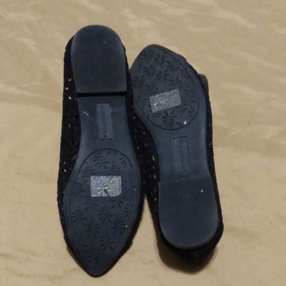 UNIONBAY black slip on dress flats, NEW, 7M - Picture 4 of 7